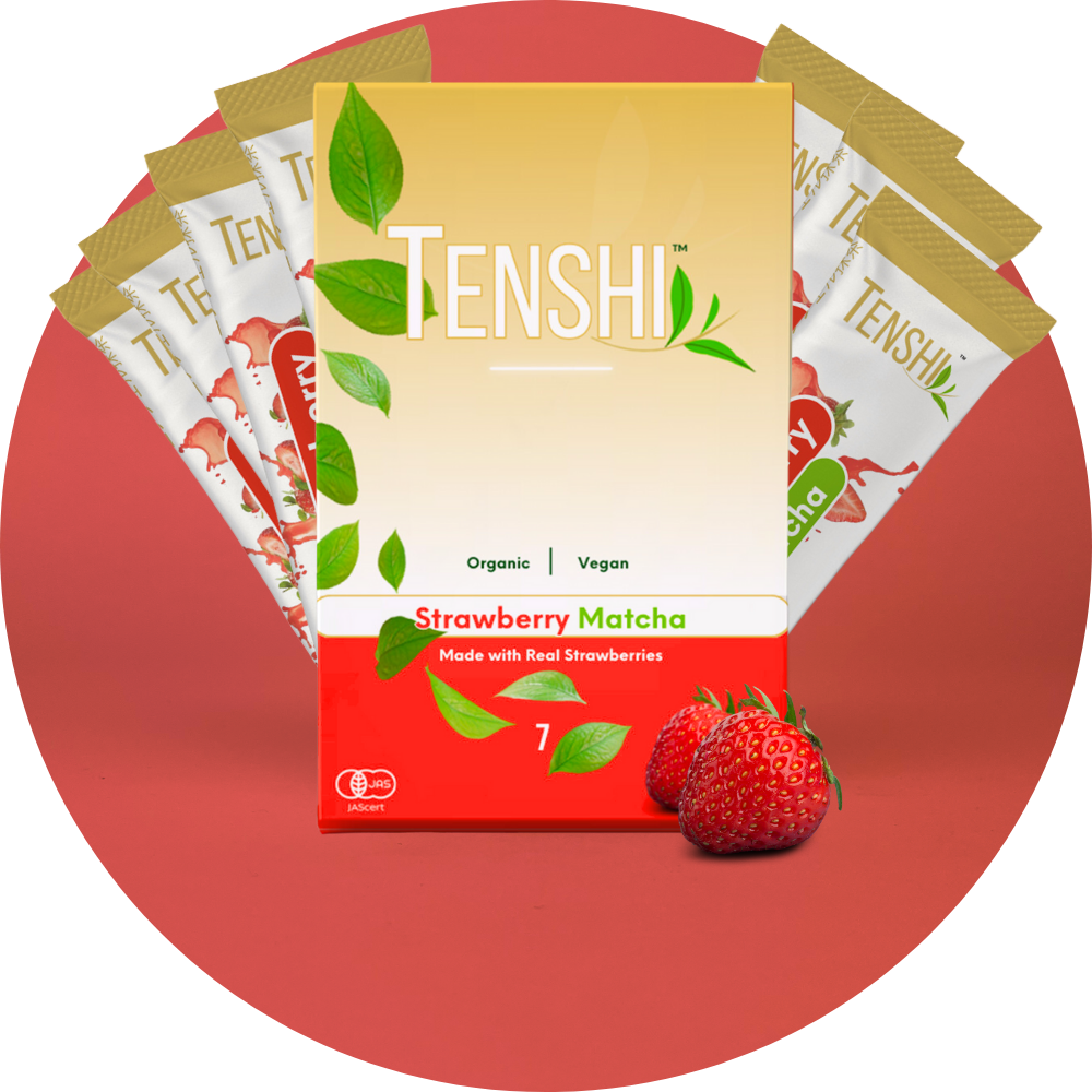 Strawberry Organic Matcha Blend Sachet Pack